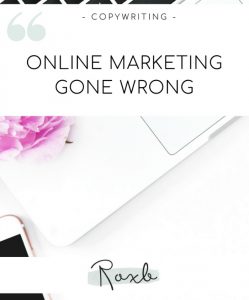When Online Marketing Goes Wrong